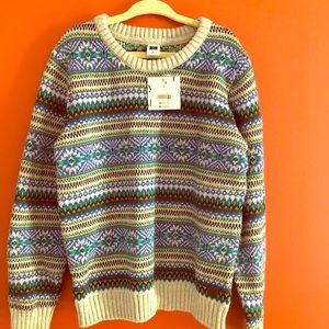 NWT Janie & Jack Fair Isle Sweater